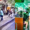 Pelea en Trencito de Alegría de Mar del Plata