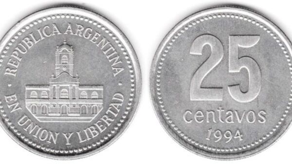 Moneda de 25 centavos