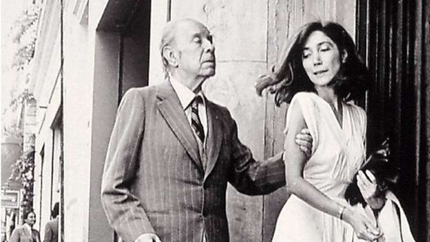 Jorge Luis Borges y María Kodama