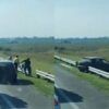 Video Viral escape de ruta