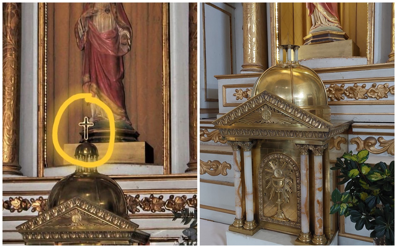 Conmoción en ayacucho por el robo de una cruz en la parroquia local