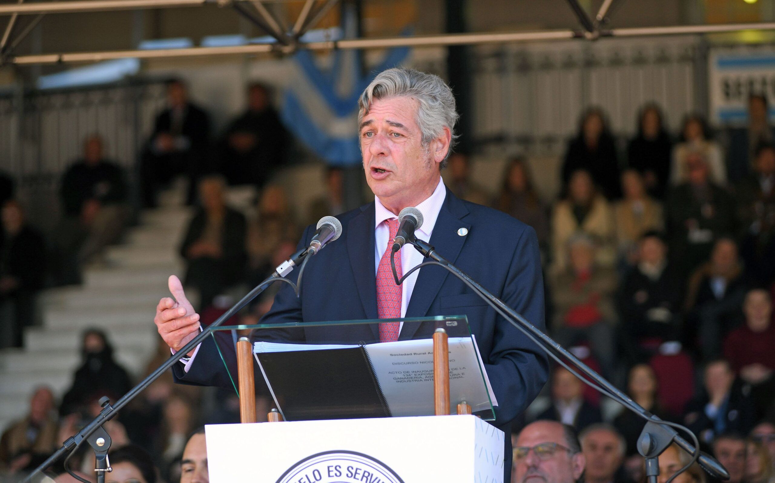 Nicolás Pino, presidente de la Sociedad Rural Argentina