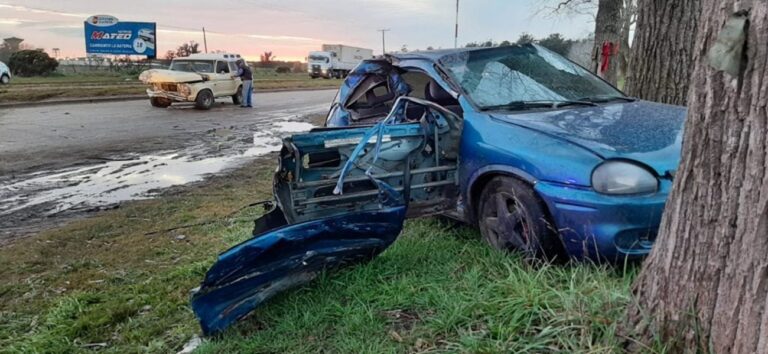 Fatal accidente en la Ruta 88 deja un muerto y un herido grave