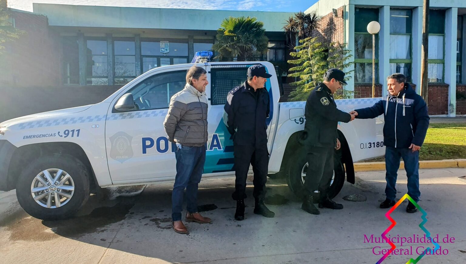 General guido: entregan nuevos móviles policiales para fortalecer la seguridad en el distrito