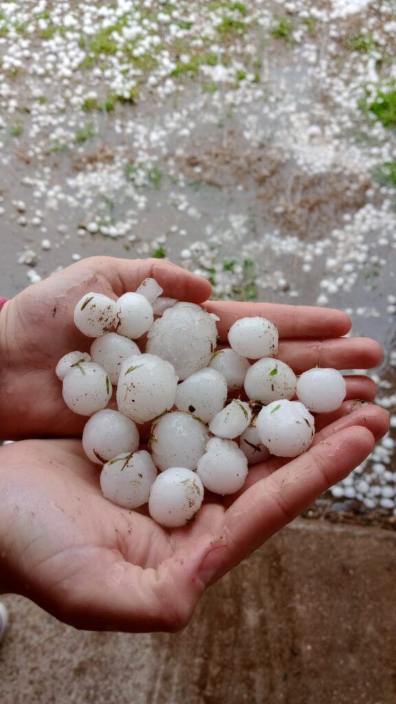 Granizo en Las Armas