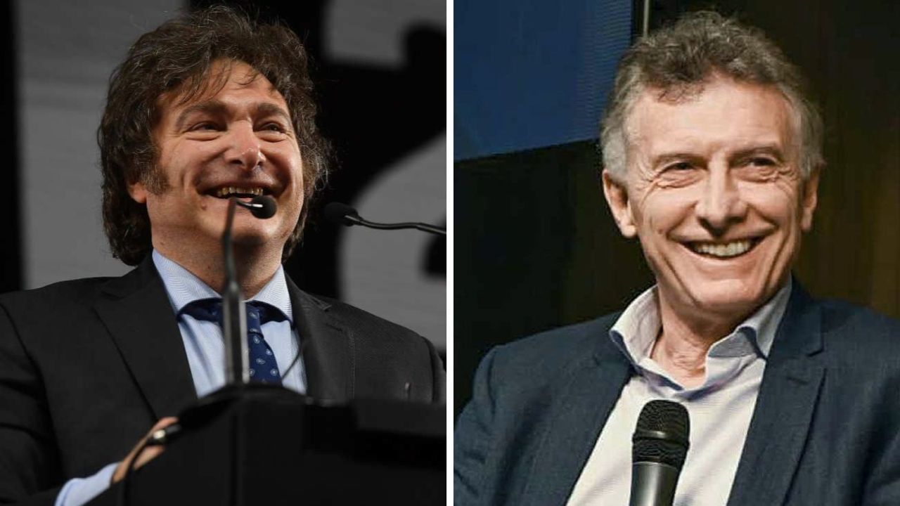 Javier Milei y Mauricio Macri