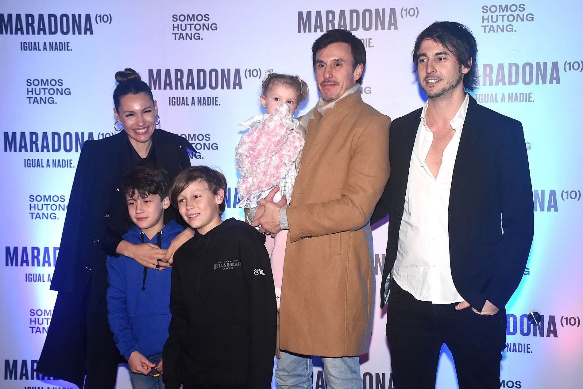 Roberto García Moritán, su familia y su hermano Francisco