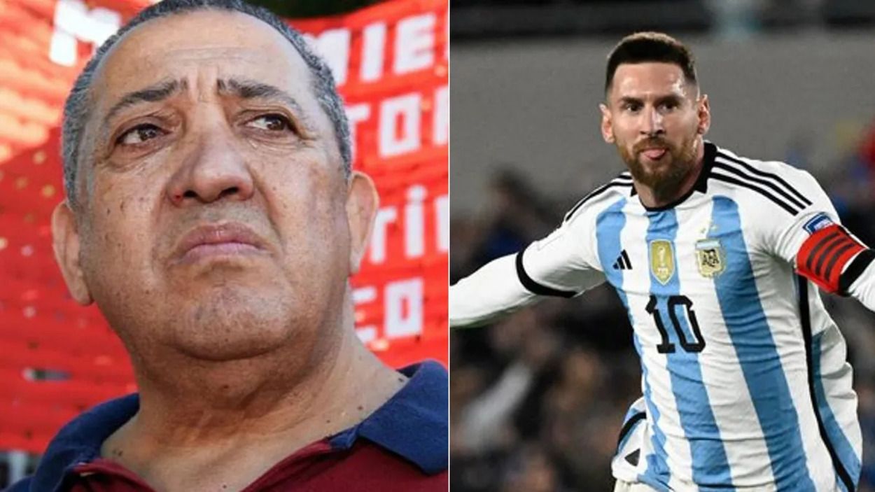 Luis Delía contra Lionel Messi