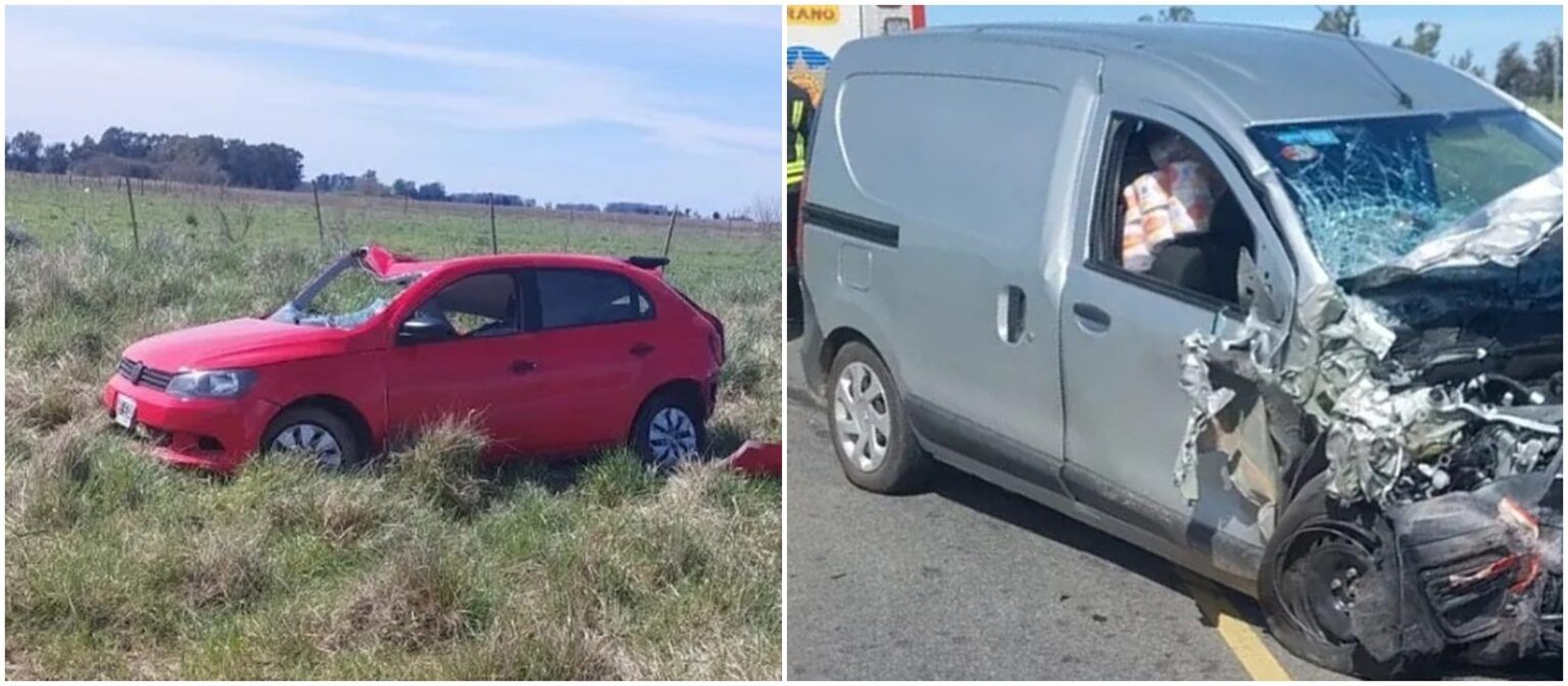 Accidente en ruta 41: fuerte choque de dos vehículos cerca de general belgrano