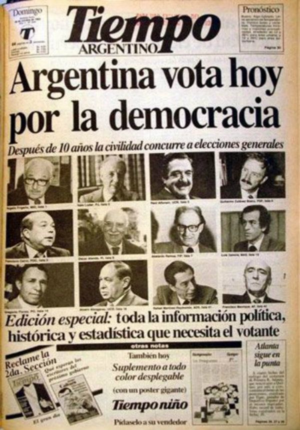 A 40 años de la elección que marcó la recuperación de la democracia