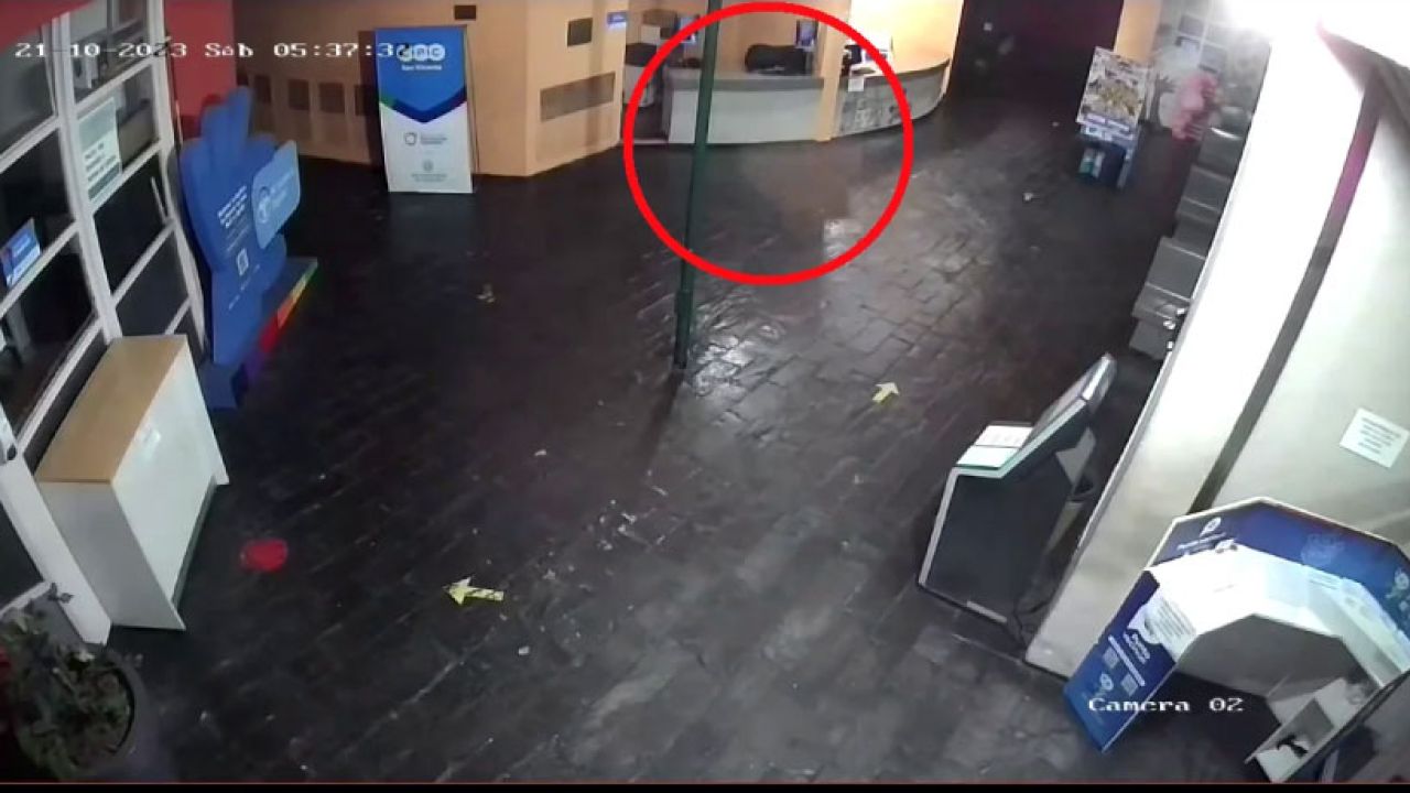 Fantasma en estación de servicio cordobesa