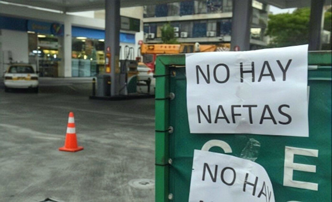 no hay nafta