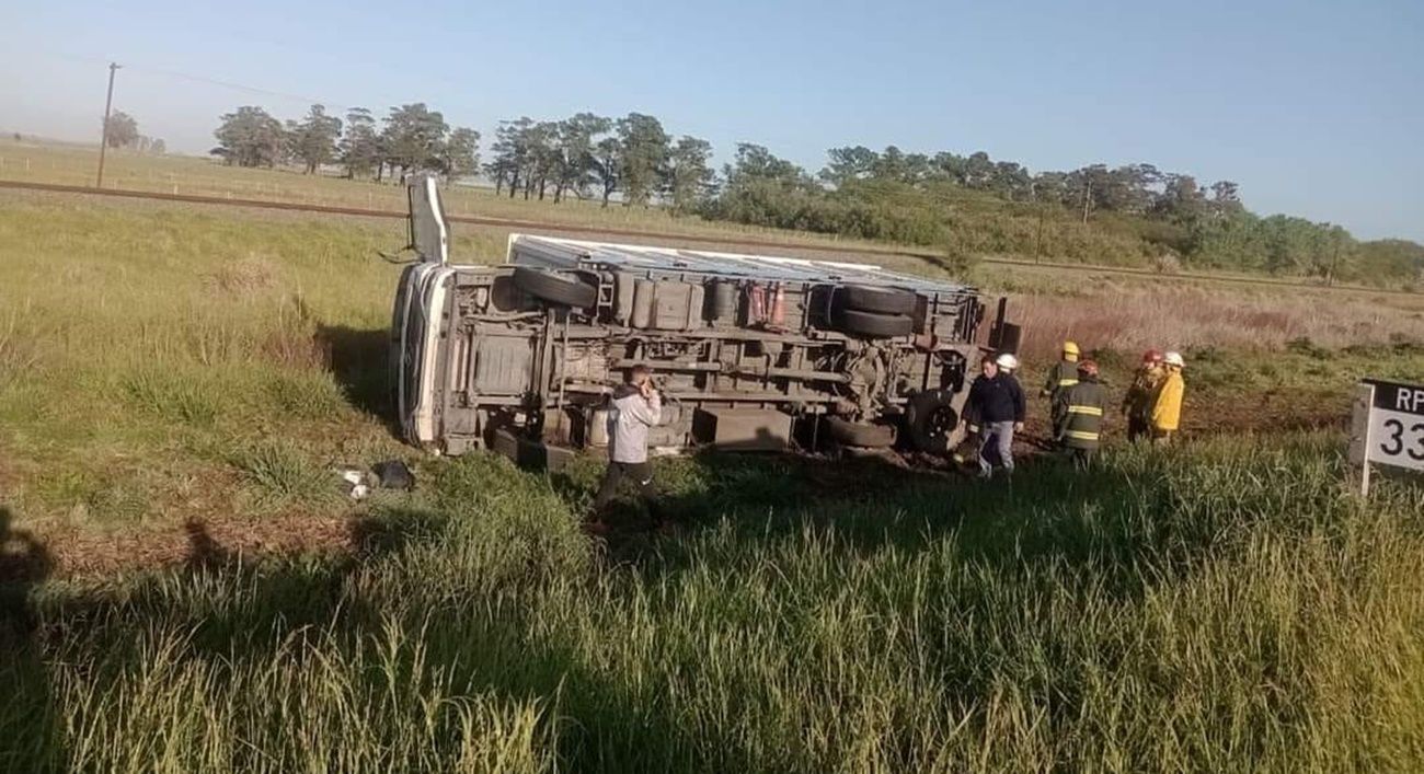 vuelco camion ruta 2 maipu