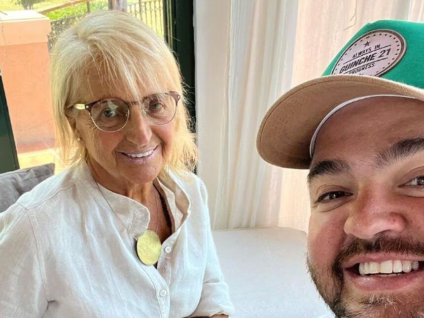 Darío Barassi y su mamá