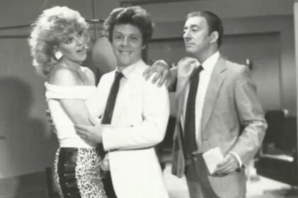 Dorys Perry con Emilio Disi y Alberto Olmedo