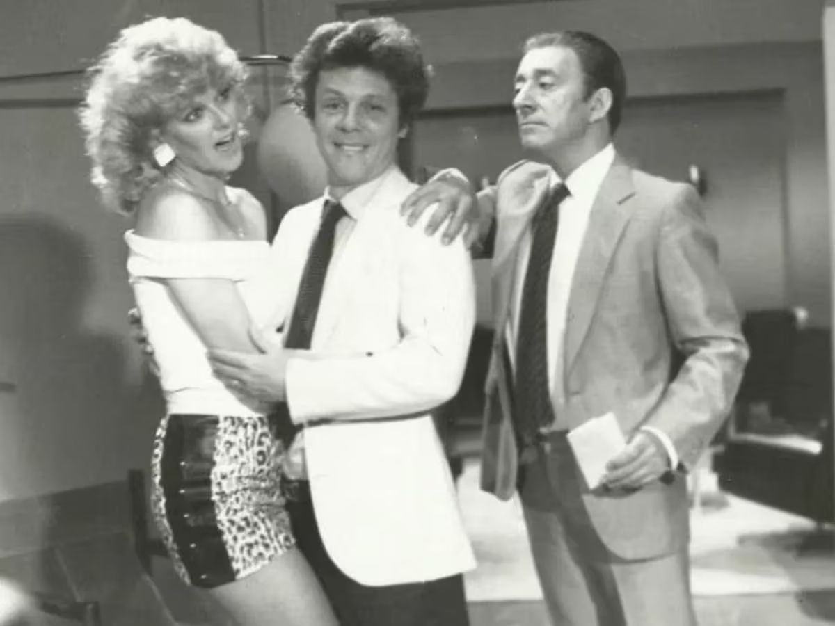 Dorys Perry con Emilio Disi y Alberto Olmedo