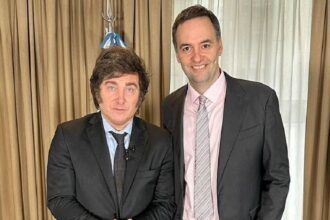 Javier Milei y Manuel Adorni
