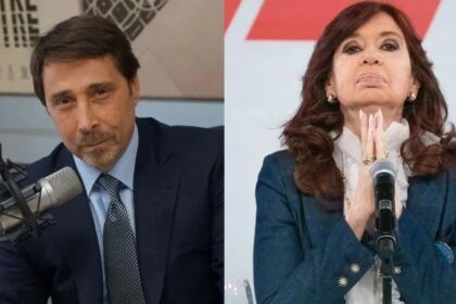 Eduardo Feinmann y Cristina Kirchner