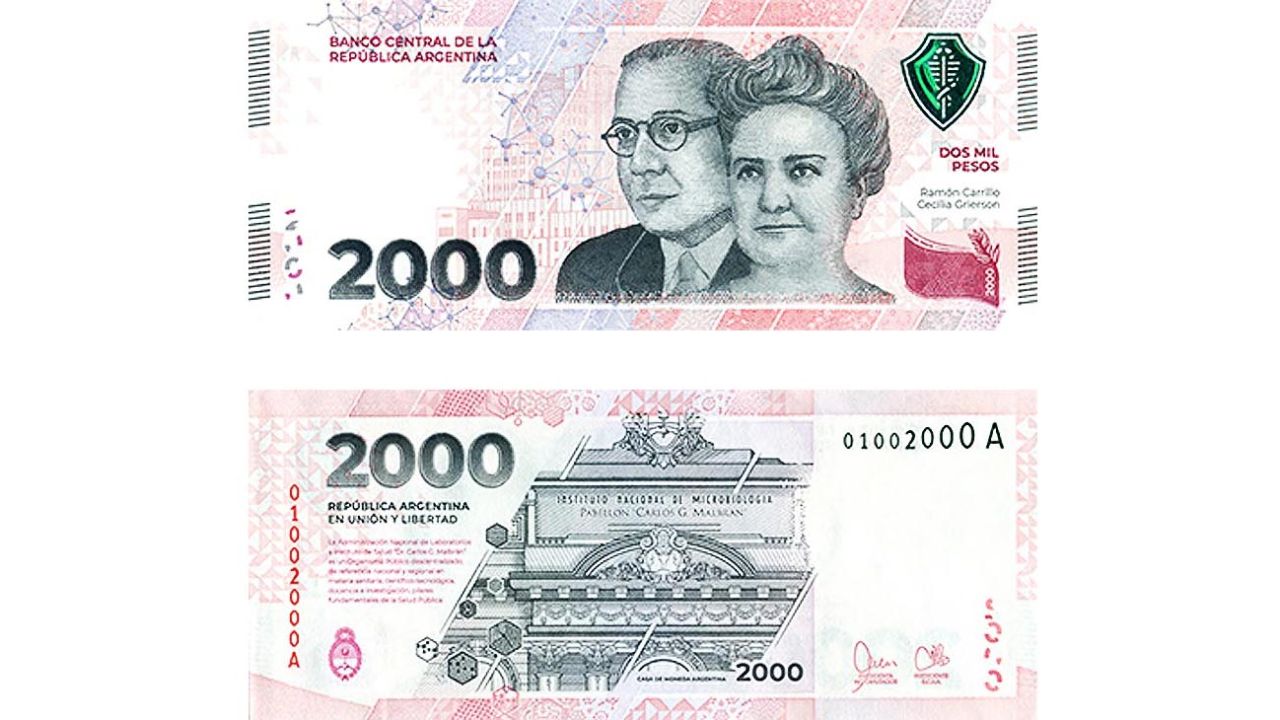 Billete de 2000 pesos