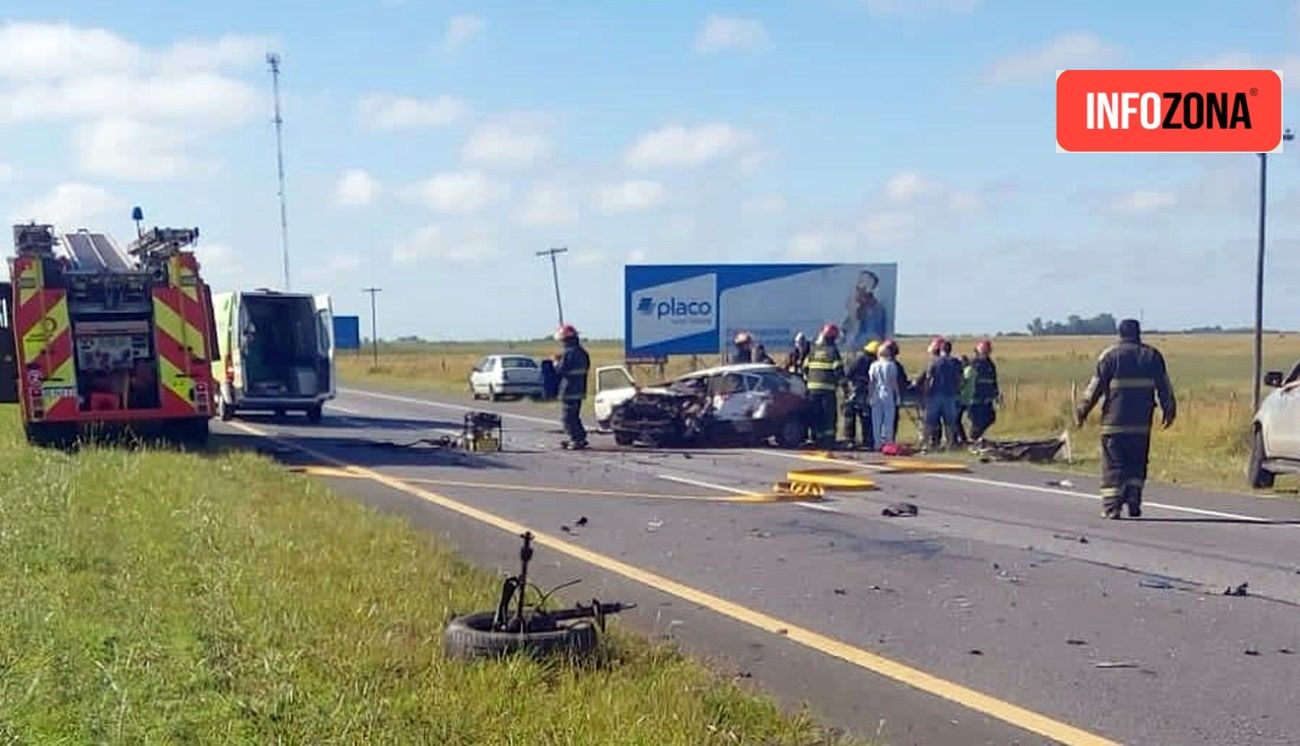 Grave accidente en ruta 2: dos heridos tras tremendo choque cerca de castelli 1 Grave accidente en ruta 2: dos heridos tras tremendo choque cerca de castelli