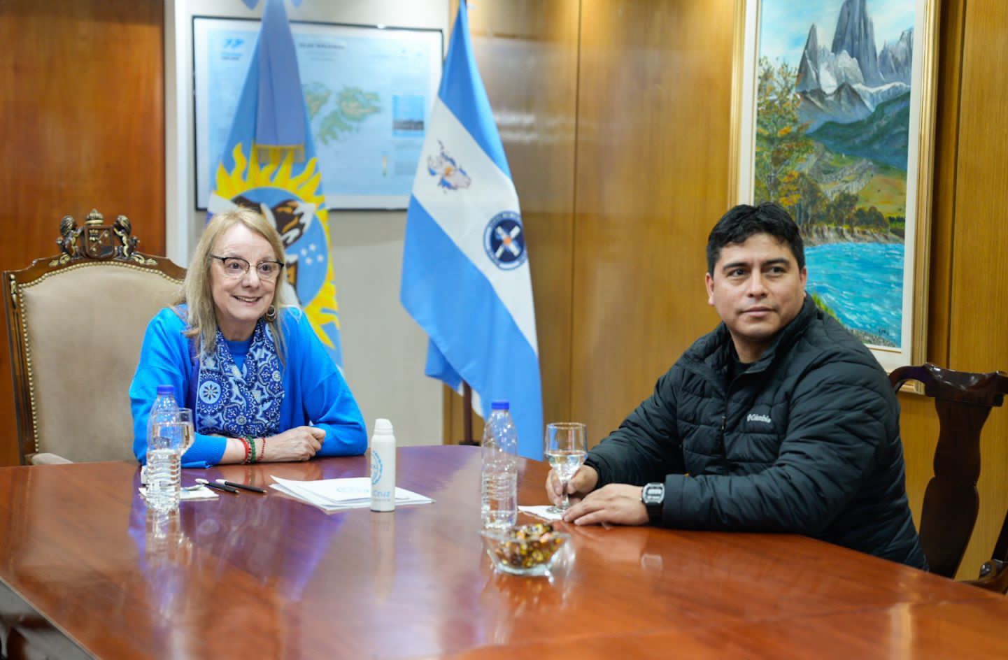 Alicia Kirchner y el nuevo gobernador