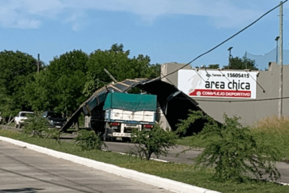 Olavarría impactada por otro fuerte temporal con graves daños