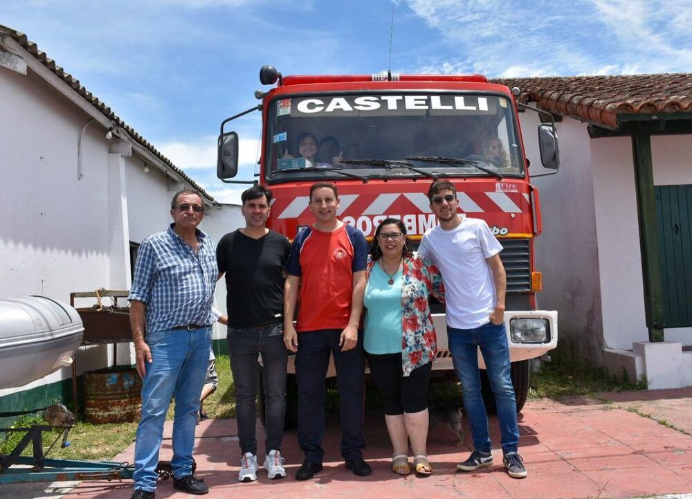 Castelli: inauguraron un destacamento de bomberos sobre ruta 11