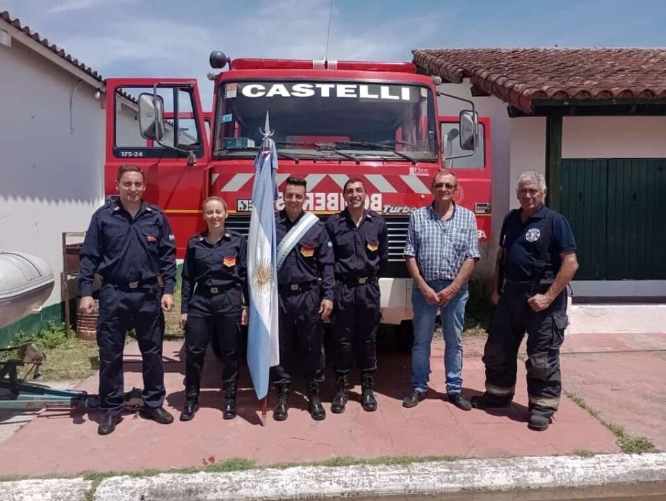 Castelli: inauguraron un destacamento de bomberos sobre ruta 11