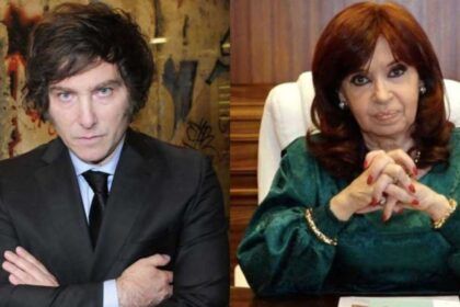 Javier Milei y Cristina Kirchner