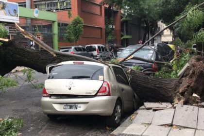 Auto destrozado