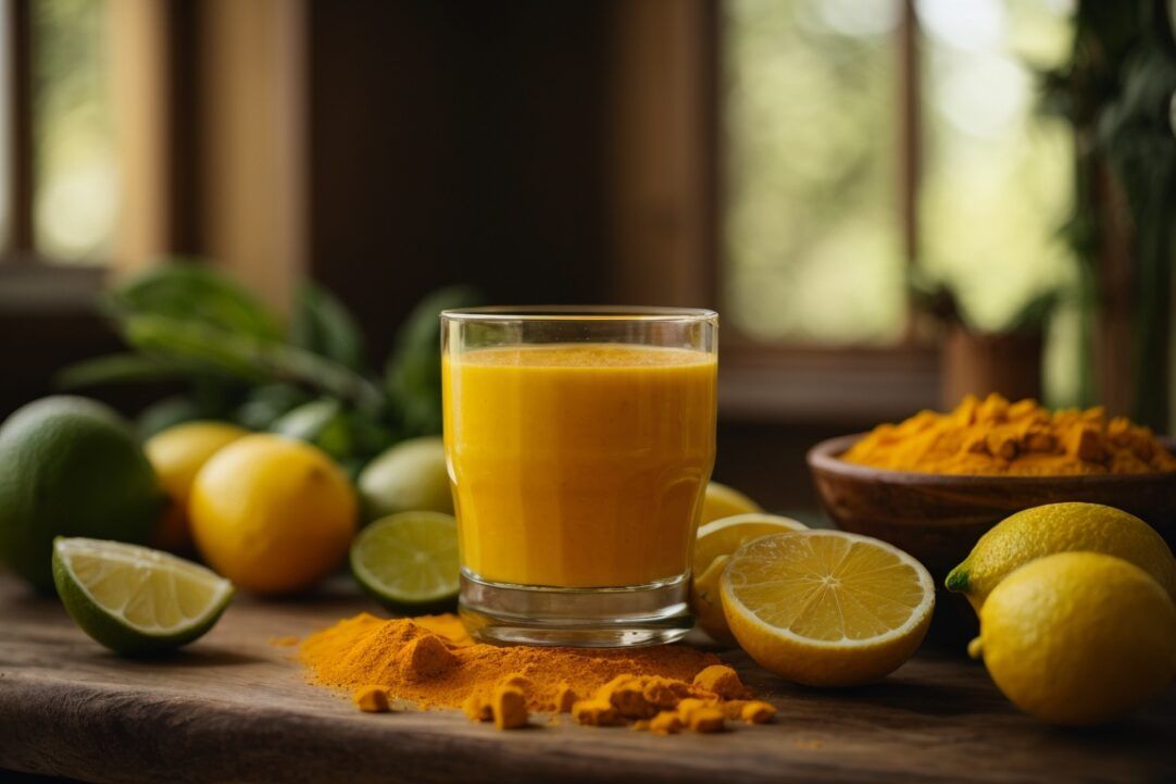 Cúrcuma y el Jugo de Limón por la mañana