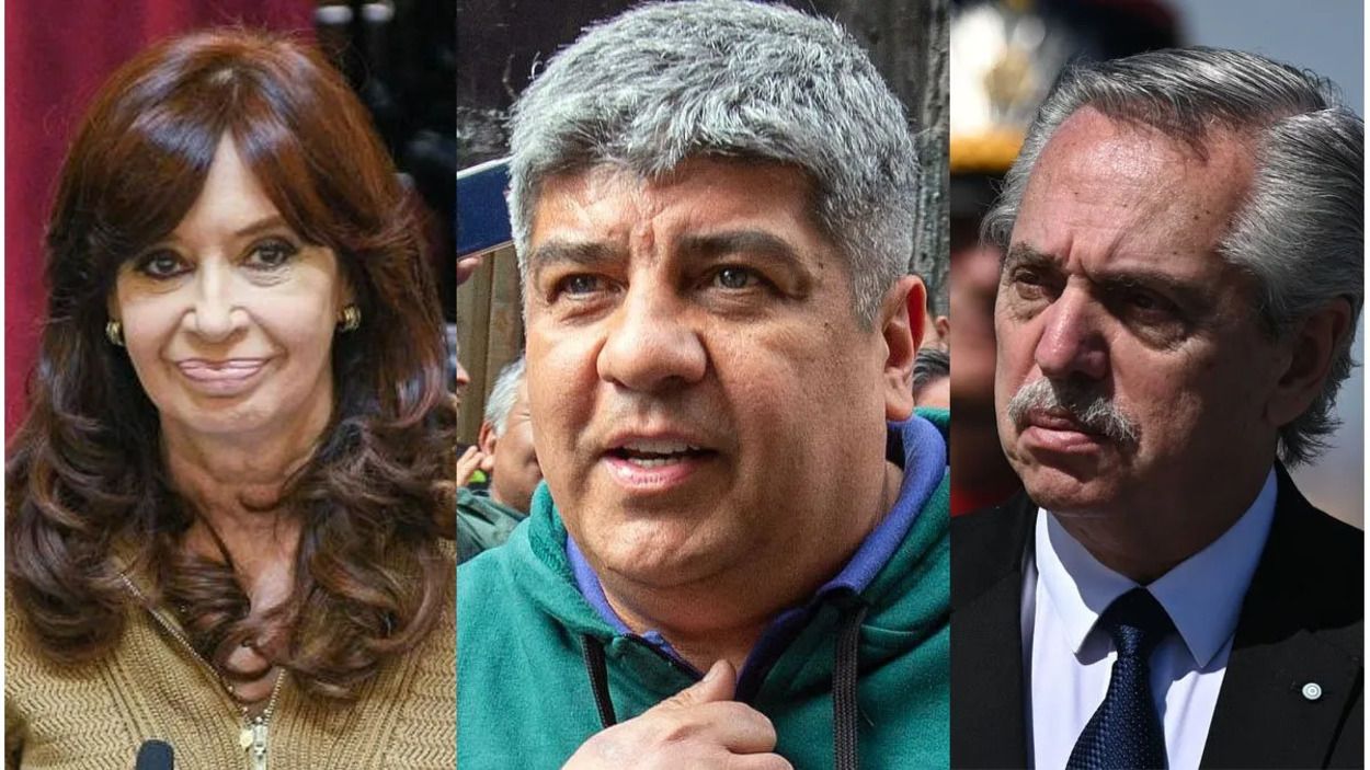 Cristina Kirchner, Moyano y Alberto Fernández