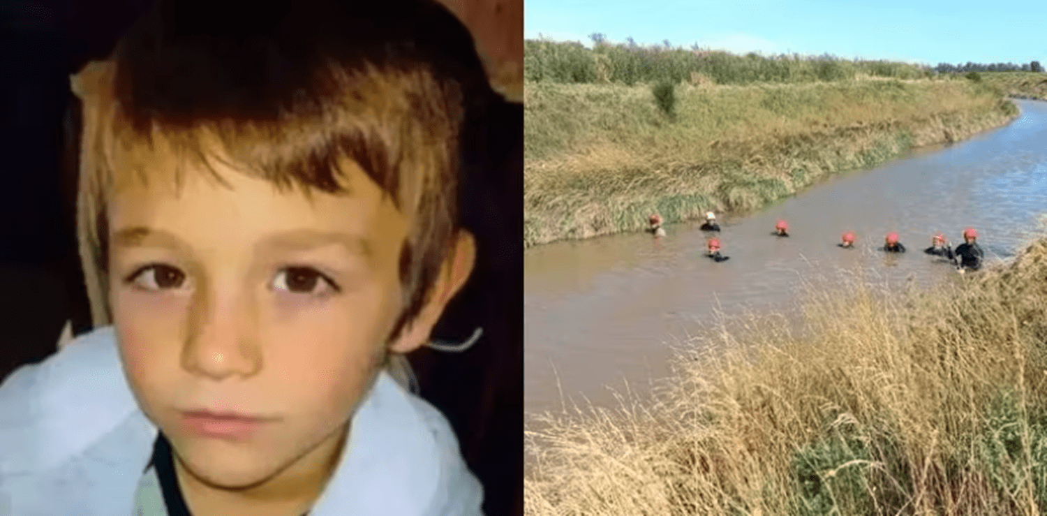 Buscan desesperadamente en tres arroyos a un nene de 8 años que cayó a un arroyo 1 Buscan desesperadamente en tres arroyos a un nene de 8 años que cayó a un arroyo