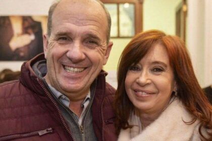 Pablo Zurro y Cristina Kirchner