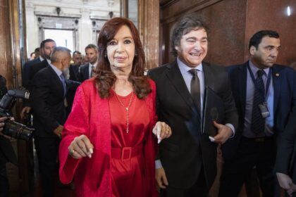 Cristina Kirchner y Javier Milei