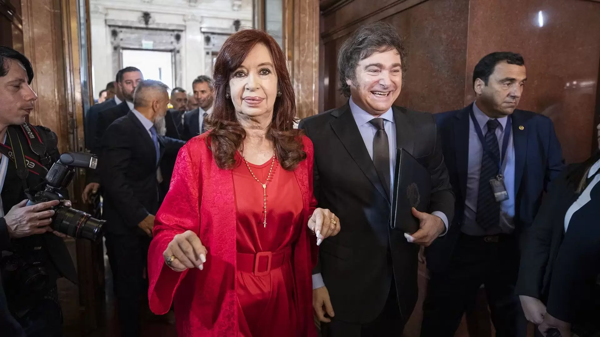 Cristina Kirchner y Javier Milei