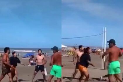 Pelea campal en Mar del Tuyú