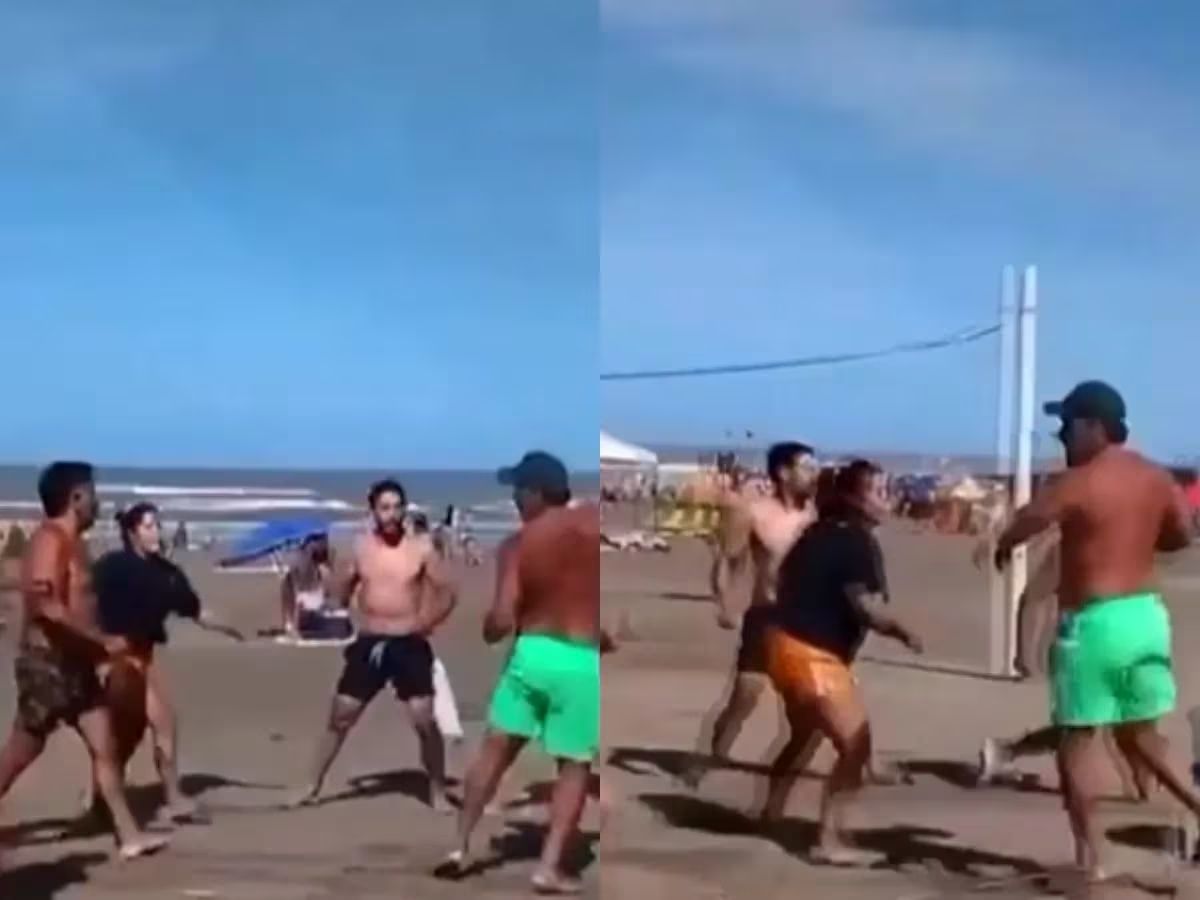 Pelea campal en Mar del Tuyú