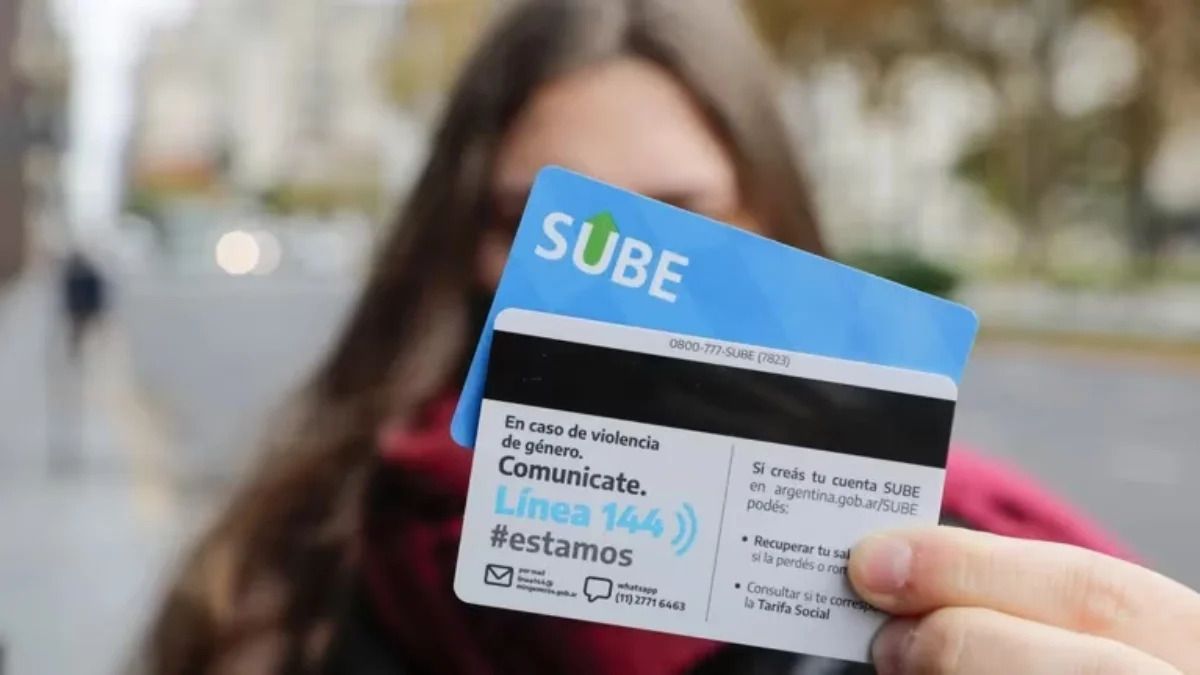 Tarjeta sube registrar