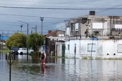 Olavarría en emergencia: tremendo temporal provocó anegamiento de calles y casas inundadas