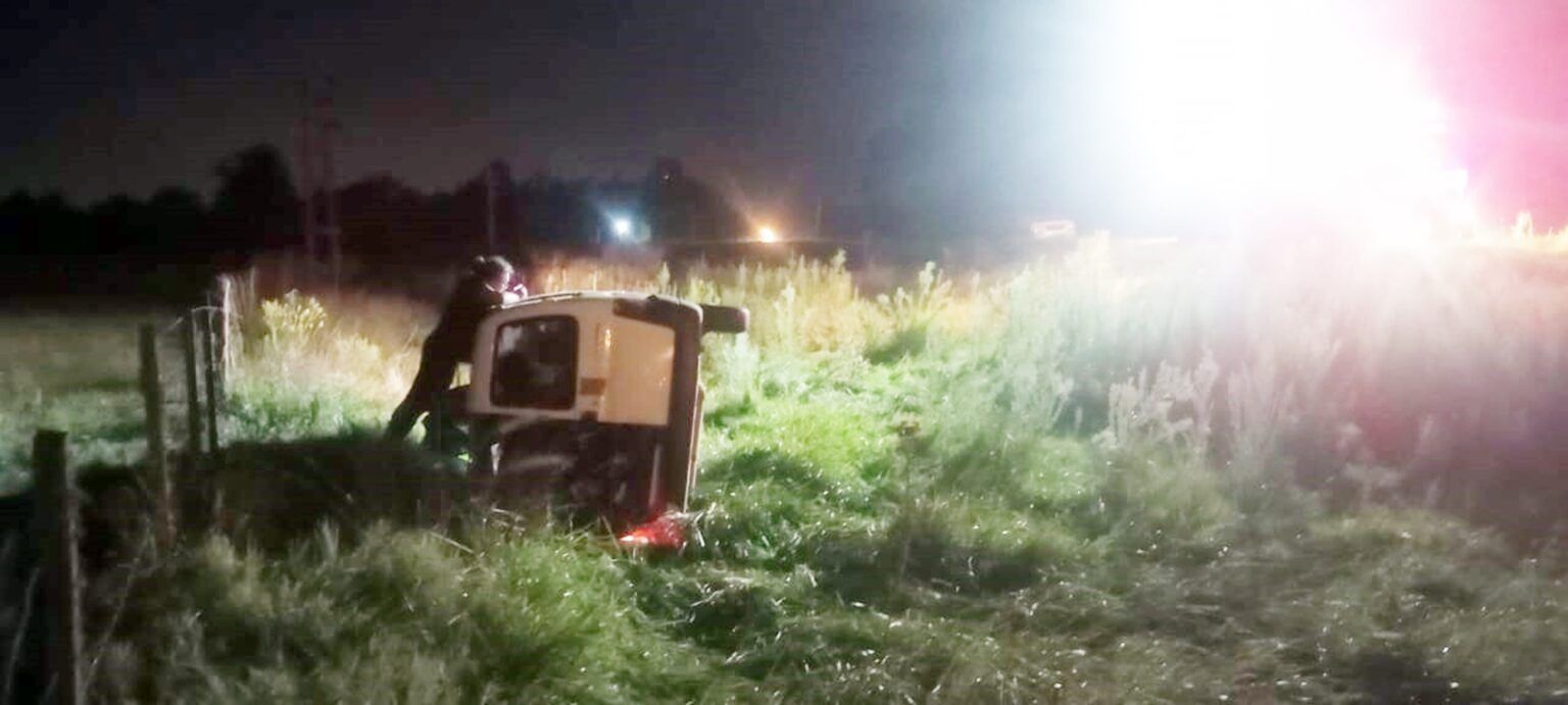 Accidente en ruta 210: tres heridos, entre ellos un menor de 2 años, tras volcar cerca de brandsen 1 Accidente en ruta 210: tres heridos, entre ellos un menor de 2 años, tras volcar cerca de brandsen