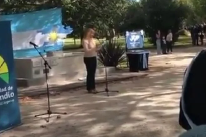 Veteranos de malvinas se retiraron de un acto en respuesta al discurso de una docente de punta indio