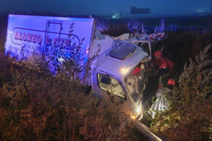 Camionero herido tras despistarse en la ruta 88