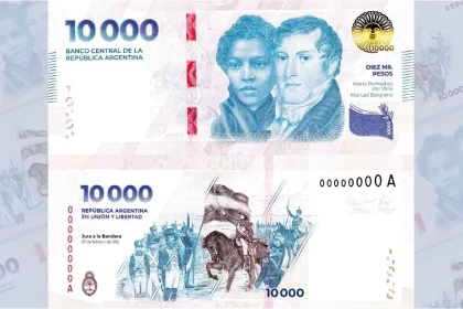 nuevo billete 10 mil pesos