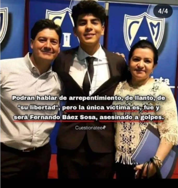 La reacción de la mamá de fernando báez sosa tras la entrevista a máximo thomsen