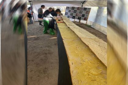 Elaboran en villa gesell el sándwich de milanesa más largo del mundo