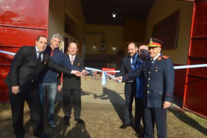 Ranchos: quedó inaugurado el cuartel de bomberos voluntarios en la localidad de villanueva