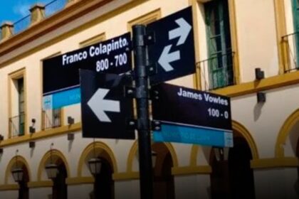 Furor por colapinto: una calle de luján lleva su nombre