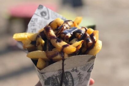 Papas fritas con choco