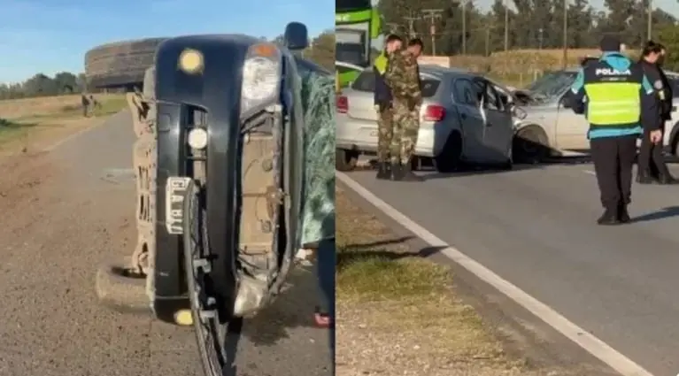asi quedaron los vehiculos que protagonizaron el choque foto gentileza 0223 KKRLPTHDH5FMVH56GDOFRK7VWY